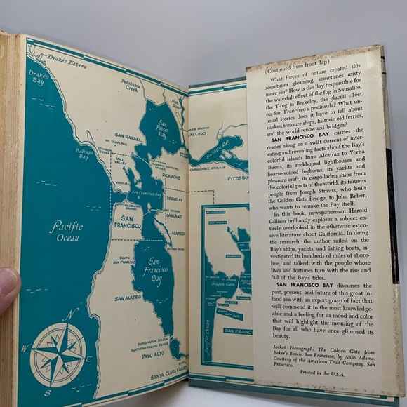 San Francisco Bay by Harold Gilliam 1957 Hardcover with Dust Jacket Vintage - Picture 9 of 14